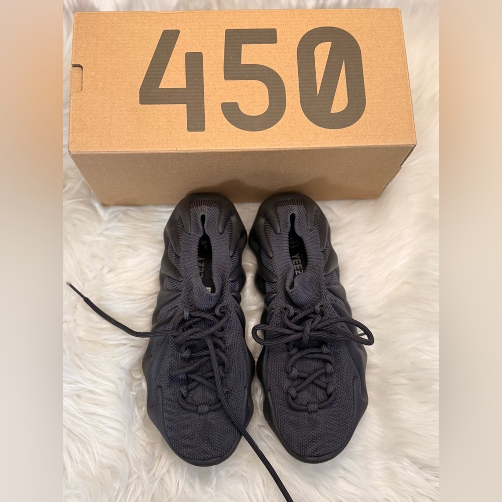 Yeezy Men's Charcoal Sneakers